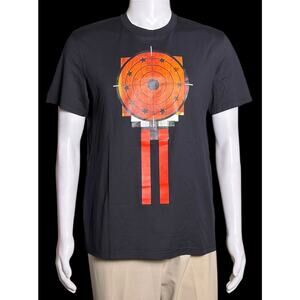 Authentic Givenchy Paris Bull's Eye Target Graphic T-Shirt Men's Size Large
